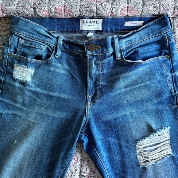 Frame Denim Le Garcon jeans Blue Jay Way - Picture 4 of 5